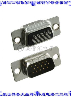 10090769-P154ALF 连接器15POS插头公引脚3排D-Sub高密度自由悬挂