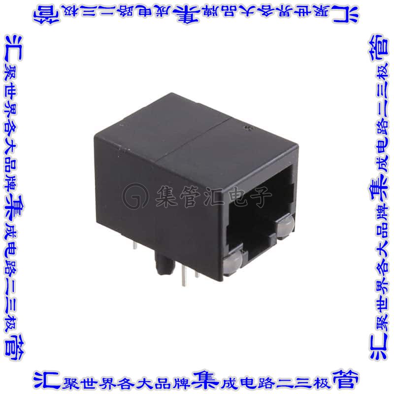 MTJ-88TX1-L16 接插件连接器RJ45 MODULAR JACK, DIP, SIDE ENT