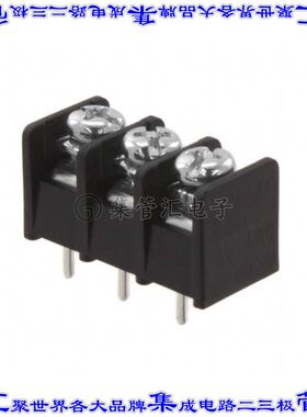 4DB-P108-03 端子块连接器3电路隔板接线座8.26mm螺钉带紧固板