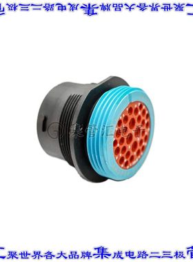 AHDP04-24-29PR-WTA 圆形连接器29POS插座外壳用于公插针黑色面板