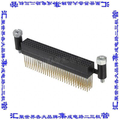 1375797-1 背板连接器120POS叠通式4排2mm通孔黑色