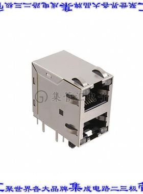 MTJG-2-88JX1-FSG-PG-L16 接插件连接器RJ45 MODULAR JACK, 2X1 S