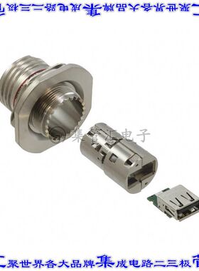 USBFTV72N 连接器USB-A插座4POS USB 2.0面板安装