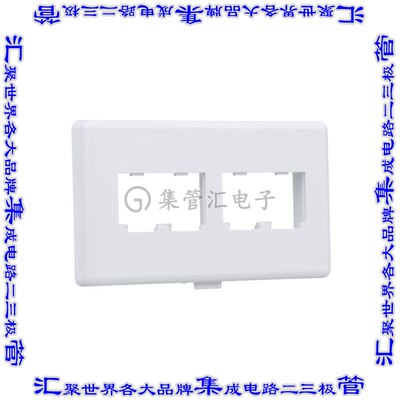 CFFPHM4WH 接插件连接器FURNITURE FACEPLATE, 4 PORT, HER