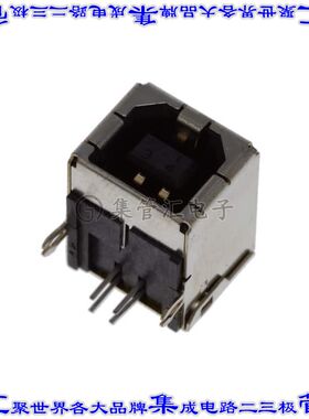61729-1011RLF 连接器USB-B插座4POS USB 2.0通孔直角
