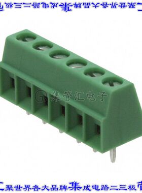 1751280 线对板连接器6POS接线端子3.5mm通孔水平带板