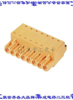 1013750000 端子块连接器8POS插头母插口5.08mm橙色自由悬挂