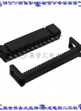 D89126-0031HK 矩形连接器26POS插座2排2.54mm母插口灰色IDC镀金