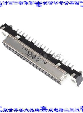 D37S91C4GX00LF 连接器37POS插座母插口2排D-Sub通孔