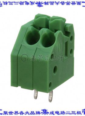 1984963 线对板连接器2POS接线端子3.5mm通孔45角度带板