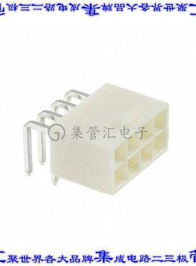 10127819-08211LF 针座连接器8POS接头2排4.2mm公形插针通孔直角