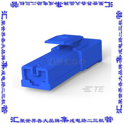 179183-6 接插件连接器CONN RCPT HSG 0.187 1POS BLUE