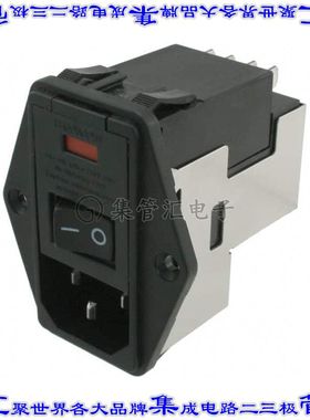 7-6609929-3 电源接入连接器3POS插座公插片模块IEC320-C14面板安