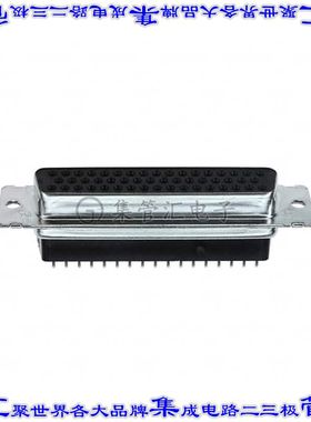 745191-1 连接器50POS插座母插口3排D-Sub通孔