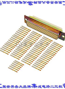 DDMA-78S 连接器78POS插座母插口4排D-Sub高密度面板安装