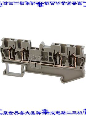 3031186 端子块连接器4POS馈通式4.2mm灰色14-26AWG