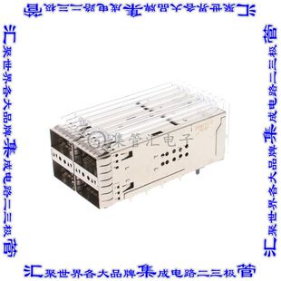 连接器152 通孔直角压 2308171 插拔式 2x2 ZQSFP 插座成组 38x4