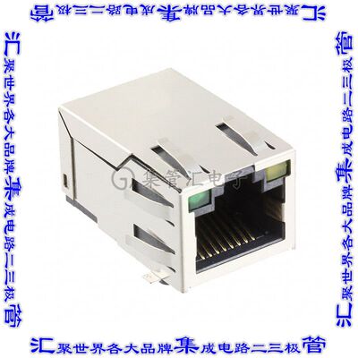 ARJE-0034 接插件连接器CONN JACK 1PORT 100 BASE-T SMD