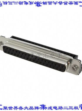 FCE17C37SA410 连接器37POS插座母插口2排D-Sub通孔直角