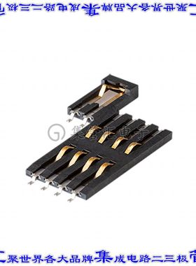 SMRT-1-B 接插件连接器SMART CARD CONNECTOR, 10 POSITIO