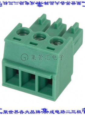 1803581 端子块连接器3POS插头母插口3.81mm绿色自由悬挂