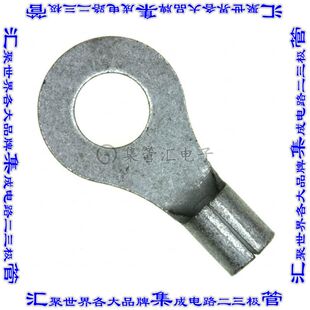 33458 环形连接器端子圆形1/4接线柱10-12AWG压接