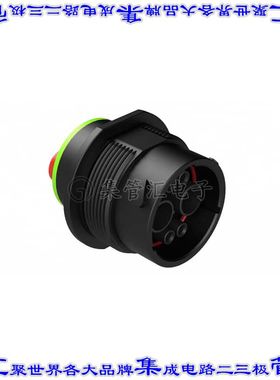 AHDP04-18-06SN-SRA 圆形连接器6POS插座外壳用于母插口黑色面板