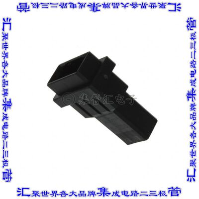 1-179552-2 矩形连接器外壳2POS插头5.08mm公形引脚黑色自由悬挂