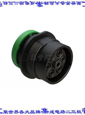 AHDP04-24-07SN-BRA 圆形连接器7POS插座外壳用于母插口黑色面板