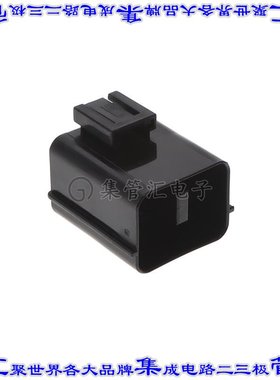 344260-1 矩形连接器外壳13POS插座3排公形引脚黑色自由悬挂
