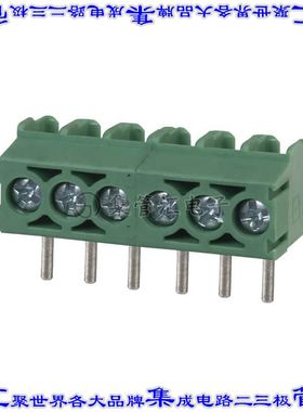 1984808 线对板连接器6POS接线端子3.5mm通孔垂直带板