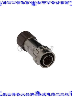 LF10WBPD-12P(31) 圆形连接器12POS插头公引脚焊杯镀金自由悬挂