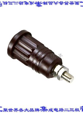 CT2243-1 接插件连接器CONN BANANA JACK THRD BROWN