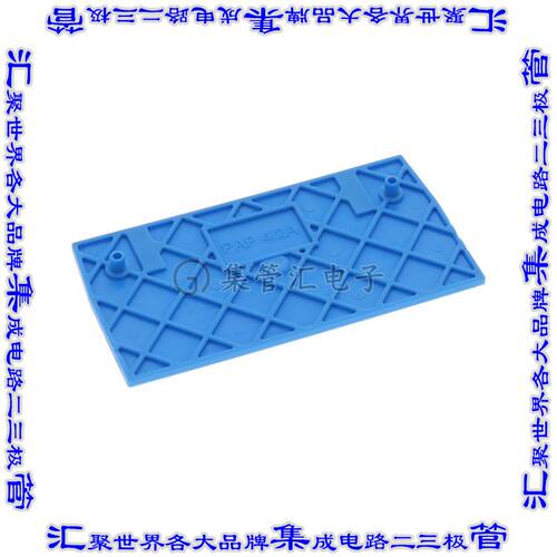 27106.5 连接器接插件END PLATEBLUE