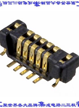 AXT410124 板对板连接器10POS接头中央触点带2排0.4mm表贴SMD镀金