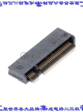 2199119-5 卡边缘连接器67POS母头2排0.5mm黑色镀金