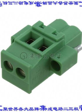 1834903 端子块连接器2POS插头母插口5.08mm绿色自由悬挂