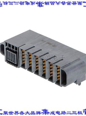 2049000002 背板连接器29POS插座母插口5排2mm通孔直角黑色