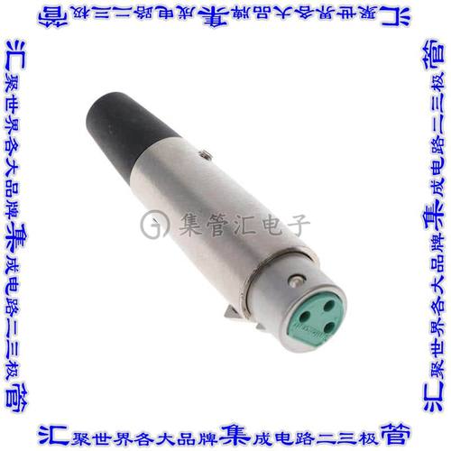 A3FS 圆形连接器3POS插头母插口焊杯银自由悬挂