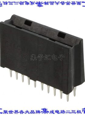 6651170-2 卡边缘连接器4(电源)母头2排12.9mm黑色镀金