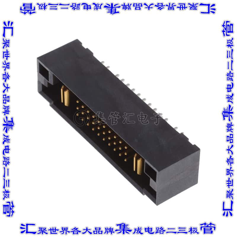 PETC-01-40-01-01-L-VT 针座连接器42(40+2电源)接头4排公形插针