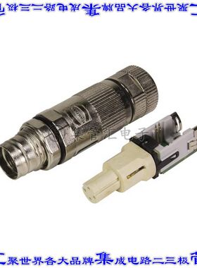 20820052001 圆形连接器4POS插孔母插口IDC镀金自由悬挂