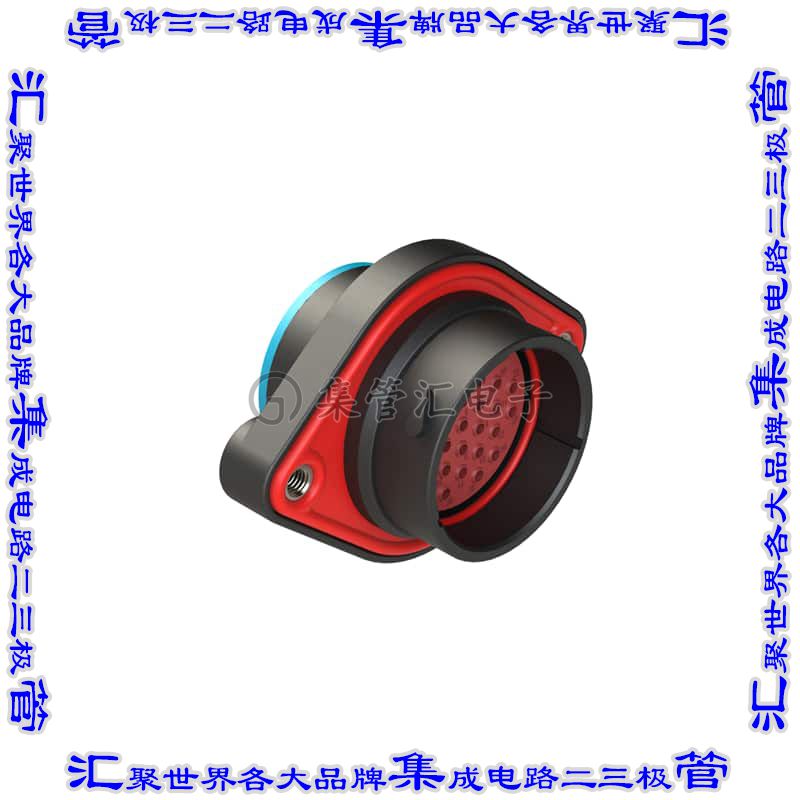 AHDP02-24-31PR-SRA 圆形连接器31POS插座外壳用于公插针黑色面板