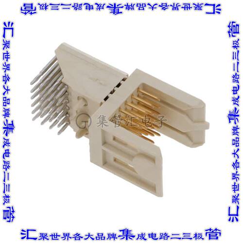 HM1L41ADP000H6PLF 背板连接器24POS接头公引脚4排2mm板边缘通孔