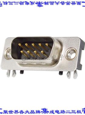 K202XHT-E9P-N 连接器9POS插头公引脚2排D-Sub表面贴装直角