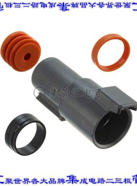 ATHD-1RP-8 圆形连接器1POS插座外壳用于公插针黑色自由悬挂