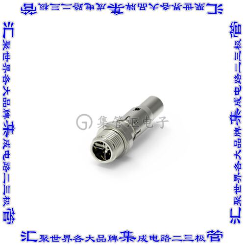 216X-08MO0 圆形连接器8POS插头公引脚焊杯镀金自由悬挂