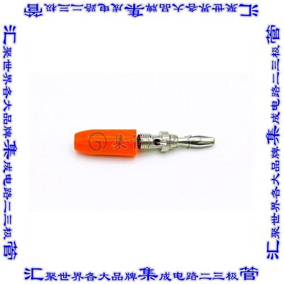9202ORN 接插件连接器CONN BANANA PLUG SLDRLESS ORANGE