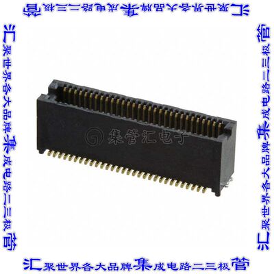 10132797-067100LF 板对板连接器60POS插头外罩触点2排0.5mm表贴S