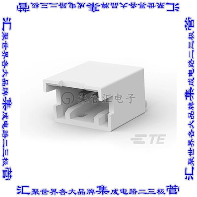1871843-3 针座连接器3POS接头2.5mm公形插针通孔直针锡